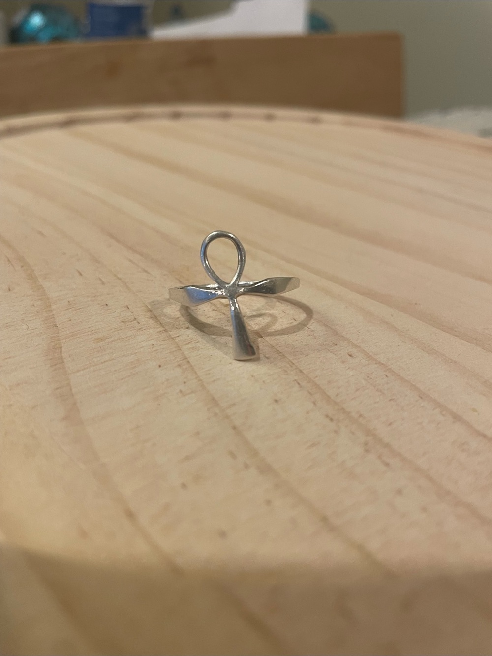 Silver Ankh Ring - Timeless Egyptian Symbol